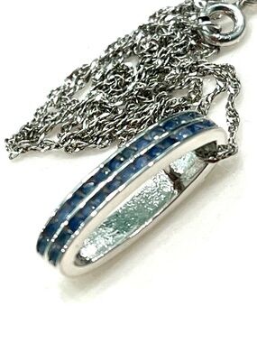 Genuine Sapphires 14KGP Necklace